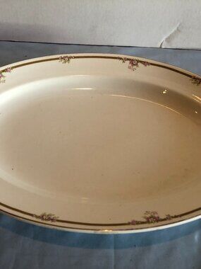 VINTAGE Johnson Bros England 16" x12" Serving Platter Plate - IMPERFECTIONS #F4